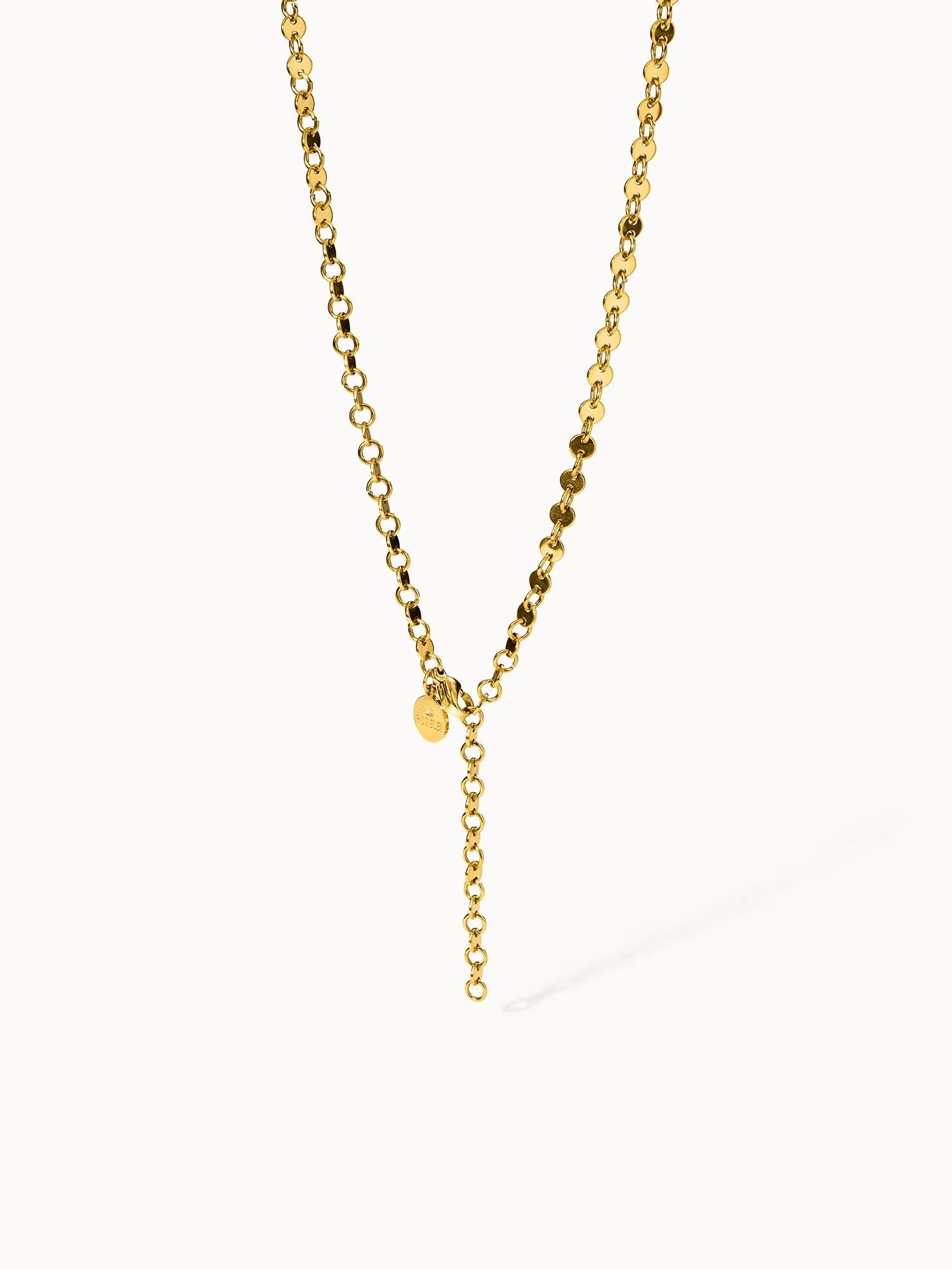 Goldene PURELEI Pure Kette aus 18K vergoldetem Edelstahl, verstellbar, zeitlos und elegant mit feiner Gliederkette.