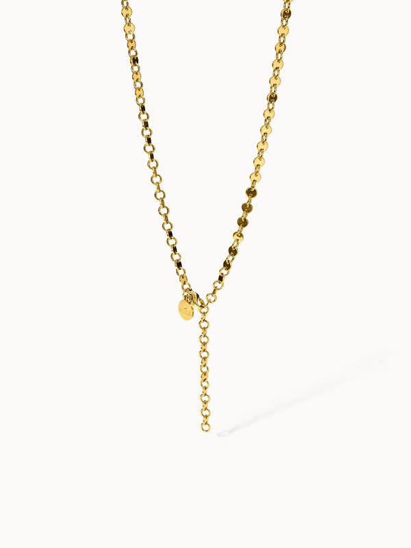 Goldene PURELEI Pure Kette aus 18K vergoldetem Edelstahl, verstellbar, zeitlos und elegant mit feiner Gliederkette.