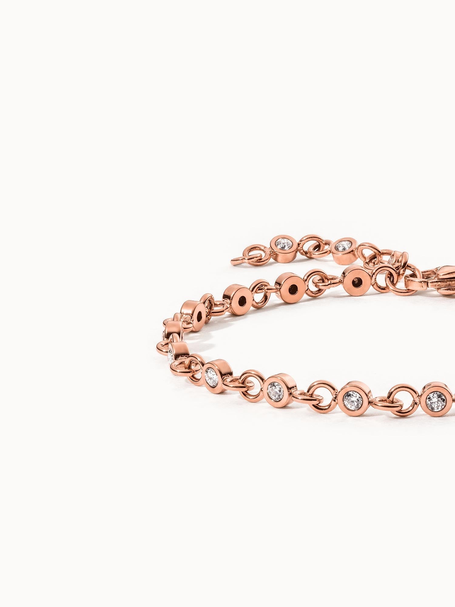Roségoldenes Armband mit funkelnden Zirkonia, elegant und feminin – PURELEI.