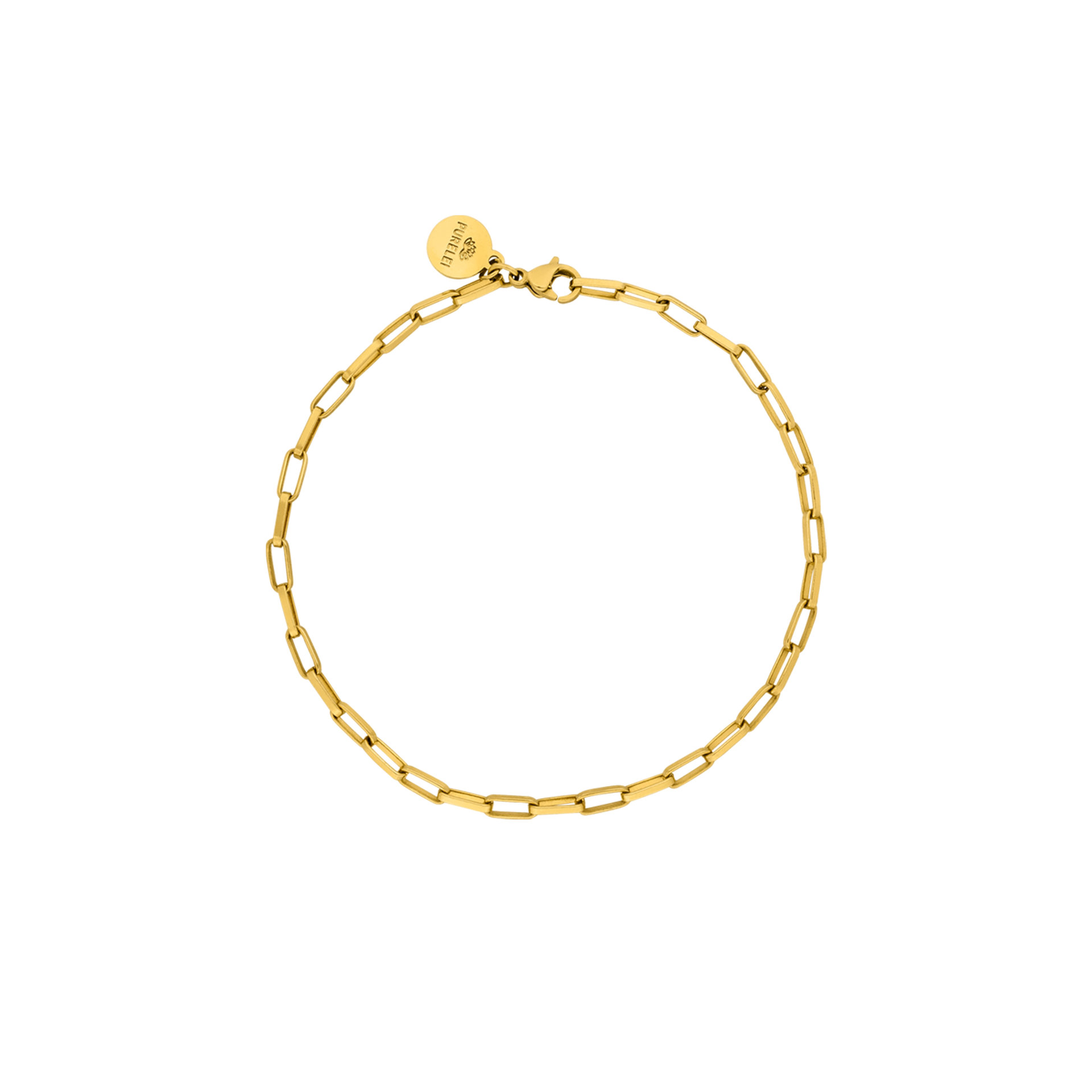 Waina Armband aus 18K Gold Edelstahl, feine Gliederkette, elegant und femininer Island-Spirit von PURELEI.