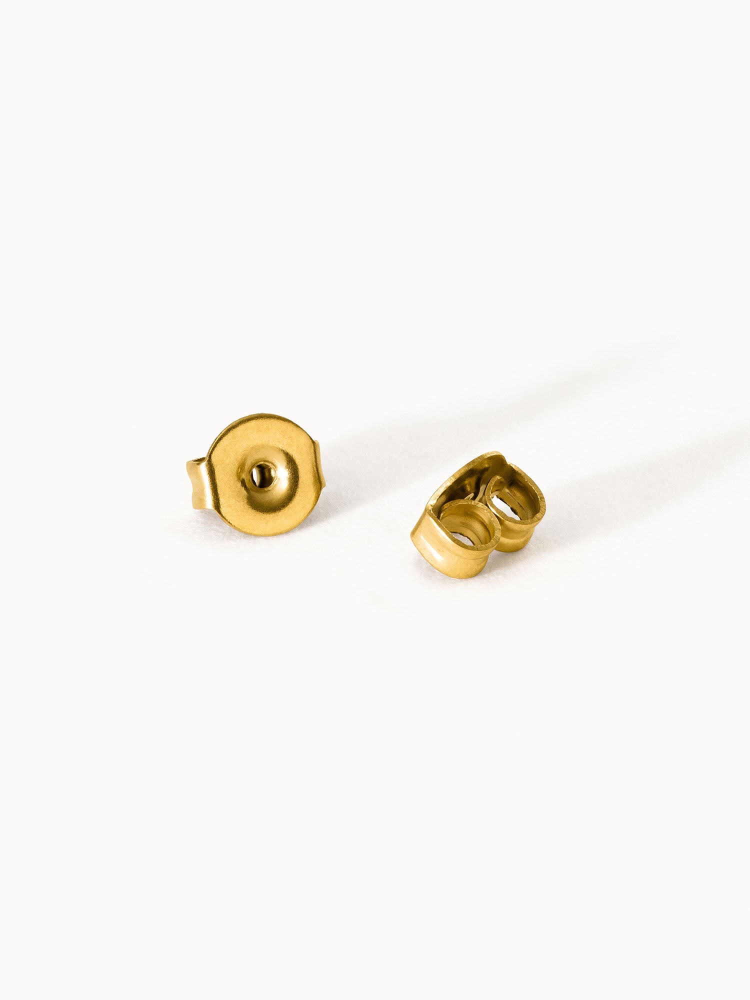 Ohrring Steckverschlüsse aus 18K Gold Edelstahl, minimalistisch und elegant, PURELEI Qualität, nickelfrei.