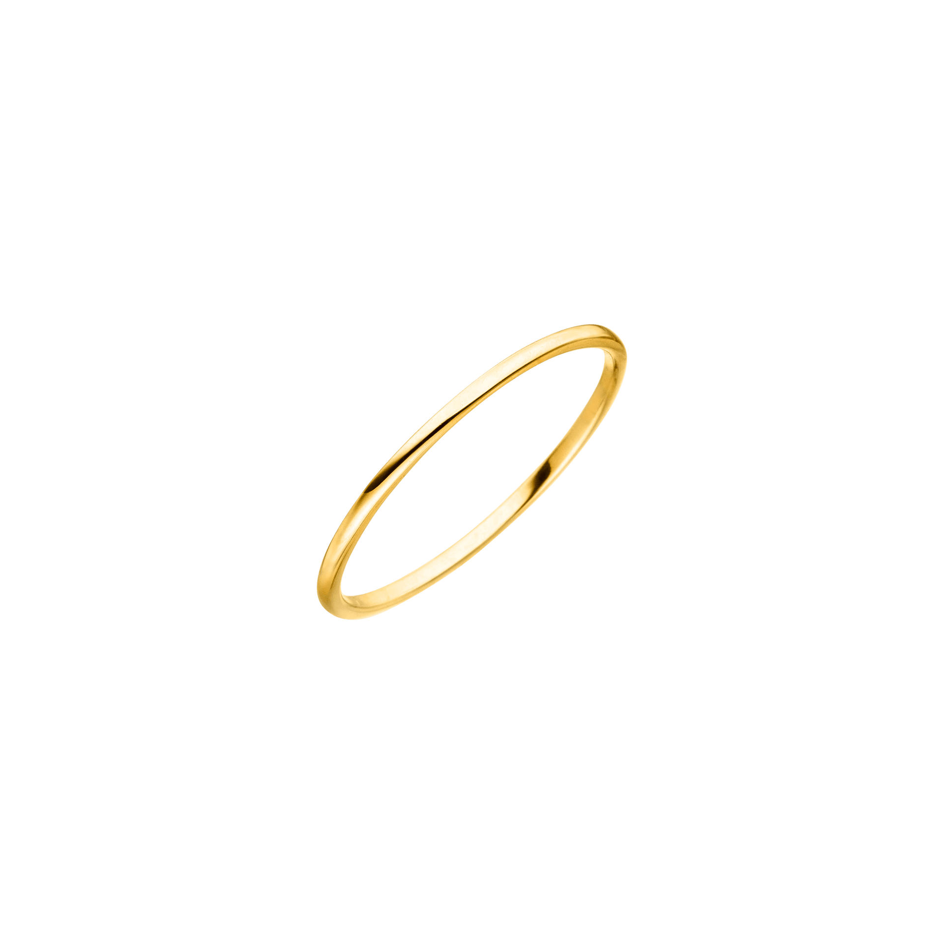 Schlichter Lihini Ring aus 18K vergoldetem Edelstahl von PURELEI, elegant und minimalistisch gestaltet.
