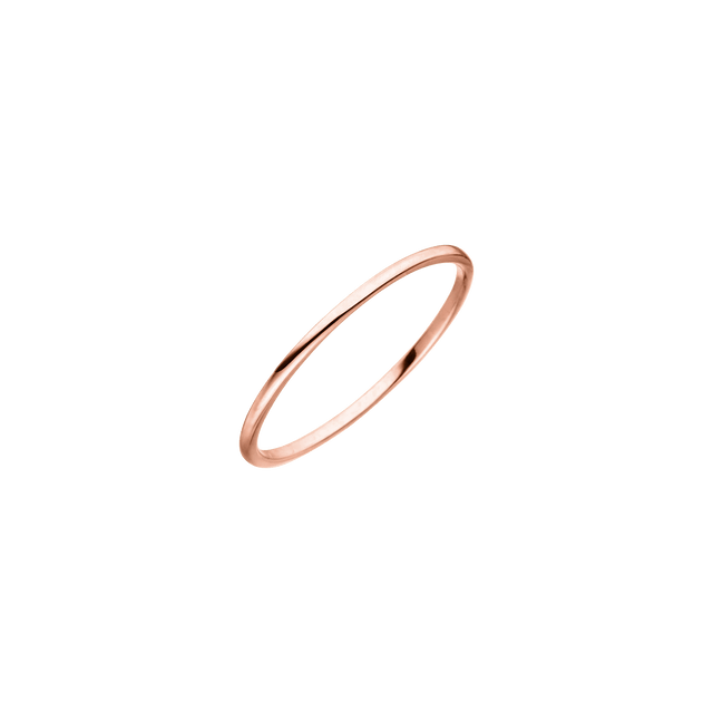 Lihini Ring aus 18K rosévergoldetem Edelstahl, minimalistisch, elegant und purelei-typisch femininer Island-Spirit.