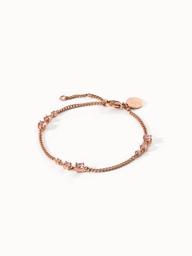 Roségoldenes Armband mit funkelnden Steinen, elegant und feminin – PURELEI.
