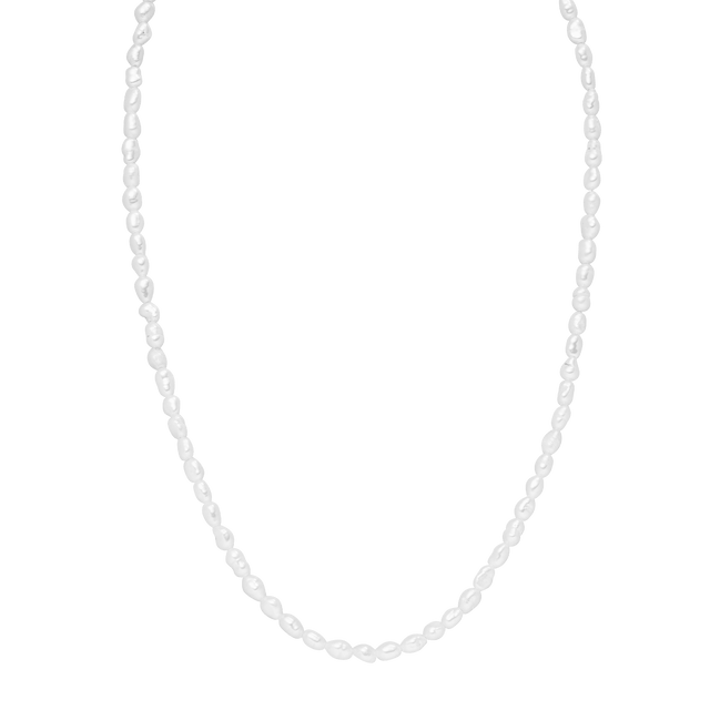 Perlenkette in strahlendem Weiß, elegant und zeitlos, von PURELEI.