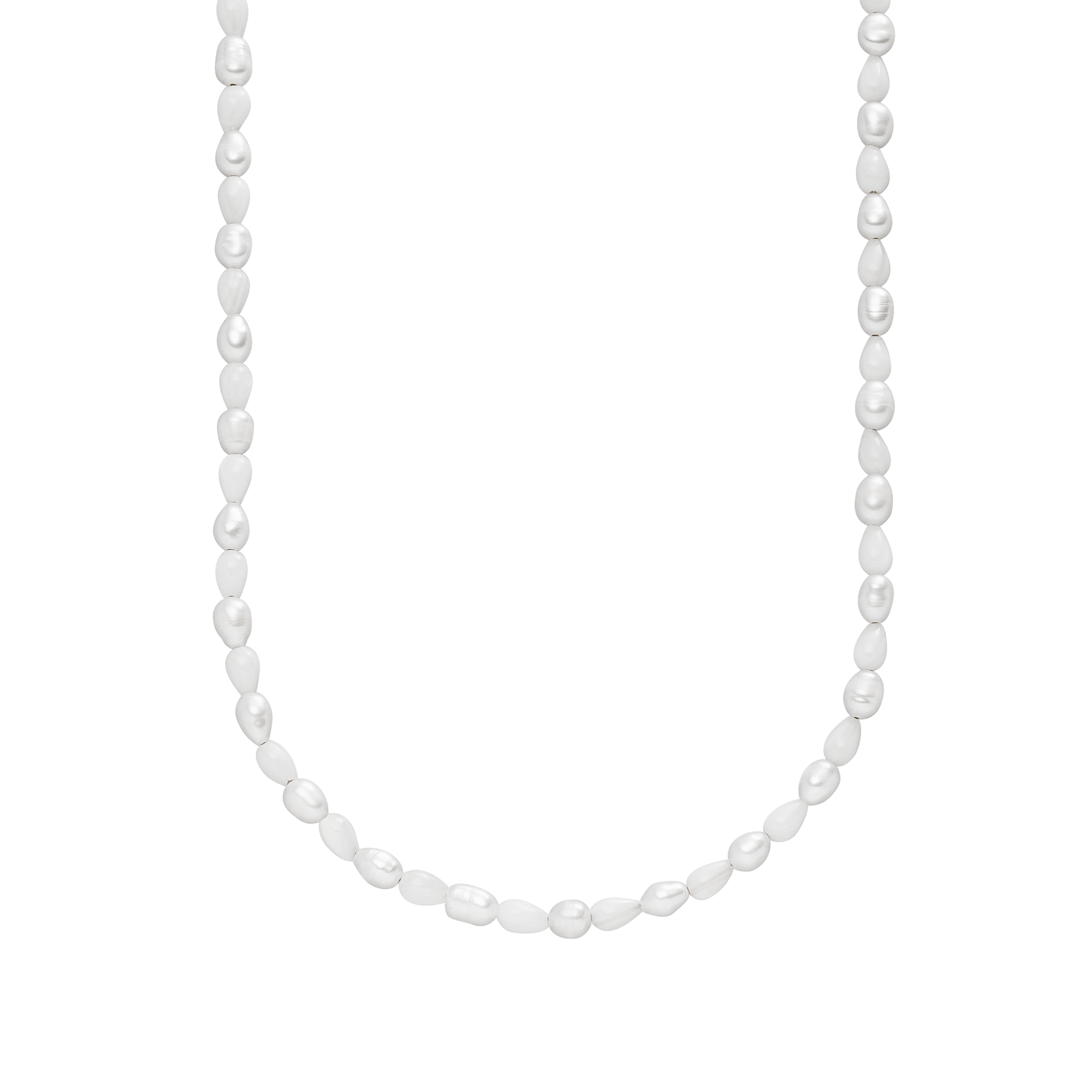 Perlenkette in Weiß von PURELEI, elegant und zeitlos, perfekt für jeden Anlass.