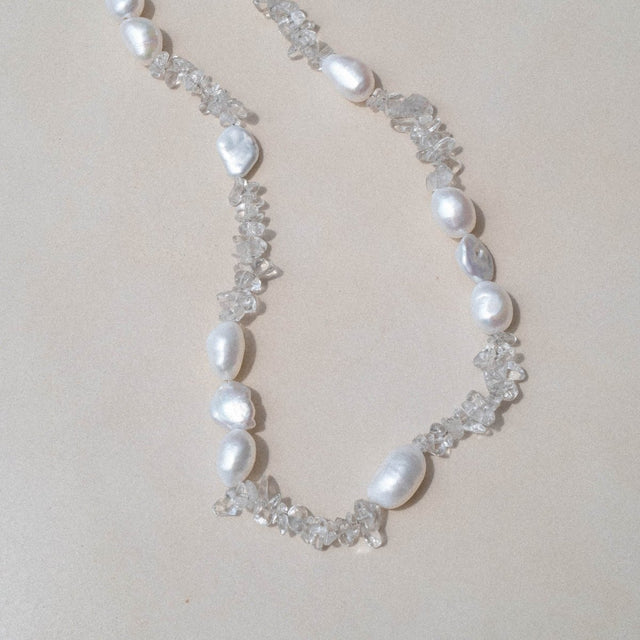 Crystal Wave Necklace - INT PURELEI