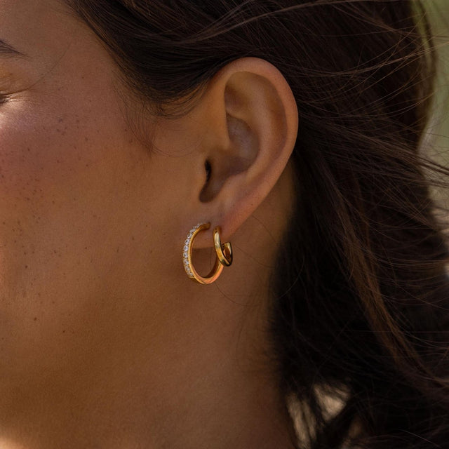 Double Glitter Earring - INT PURELEI