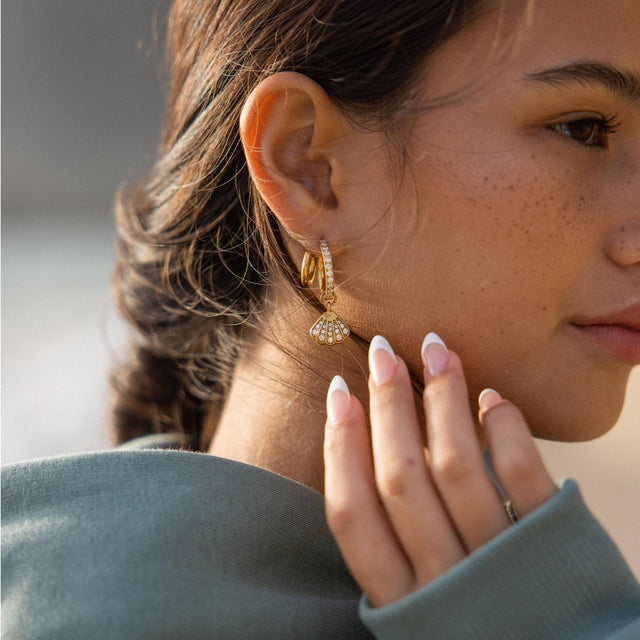 Double Glitter Earring - INT PURELEI