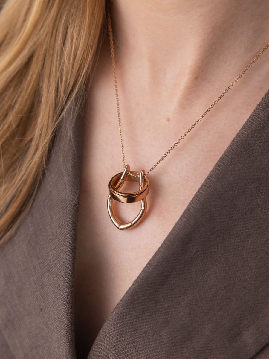 Drop Ring Holder Necklace - INT PURELEI