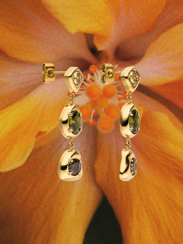 Feel Golden Earrings - INT PURELEI
