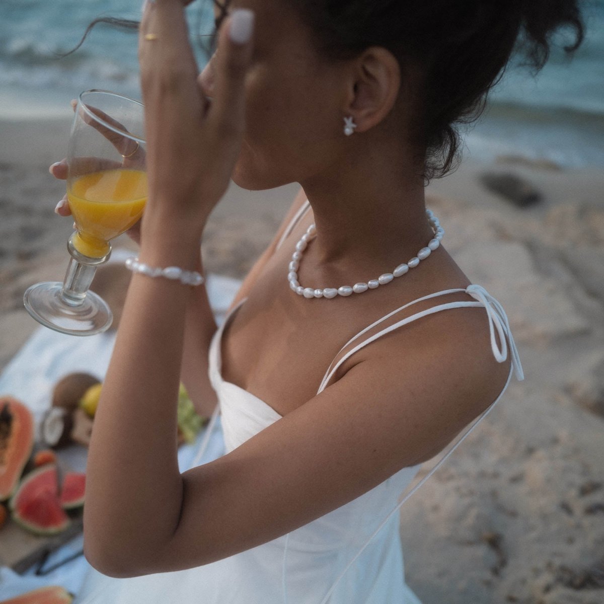 Moonlight Keshi Necklace - INT PURELEI