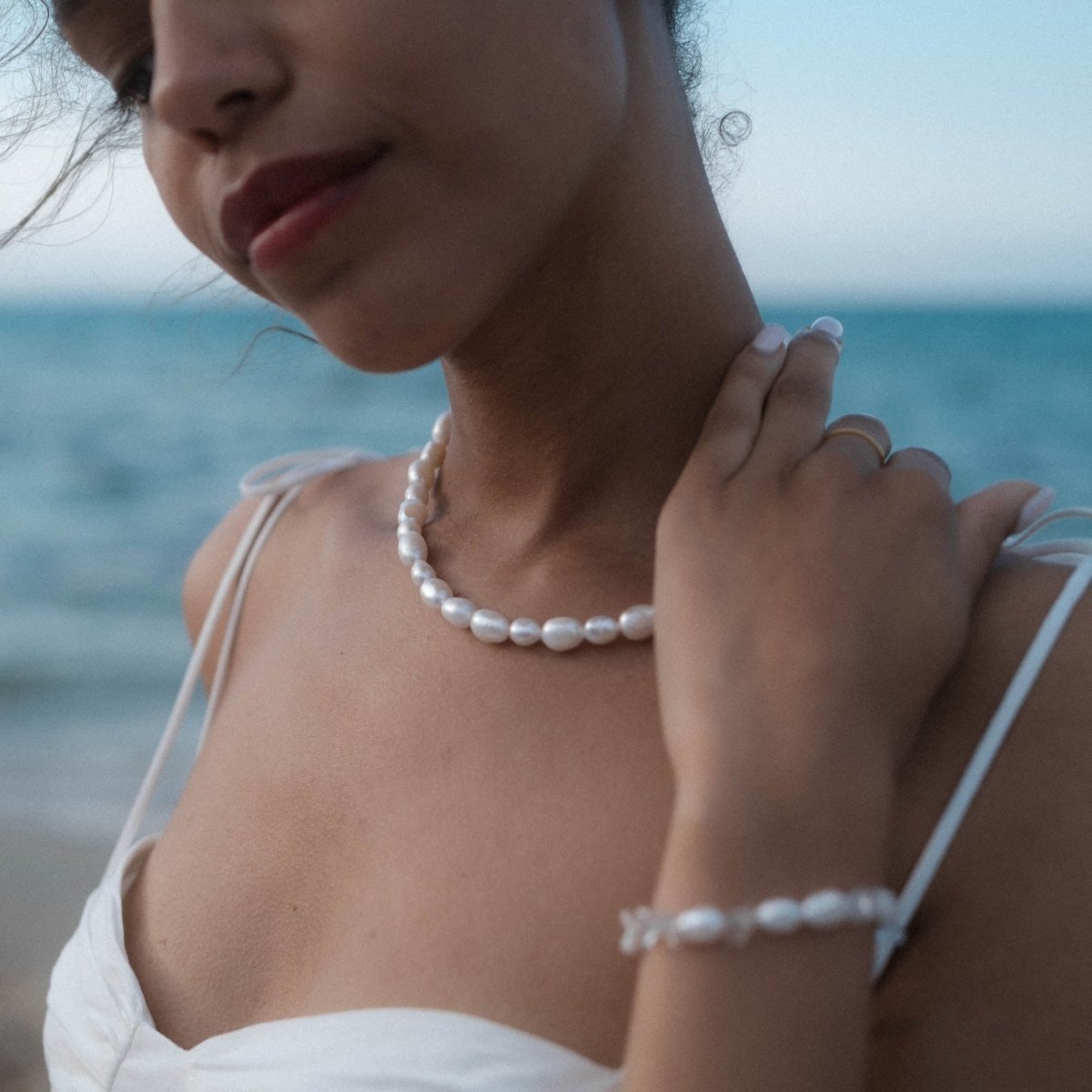 Moonlight Keshi Necklace - INT PURELEI