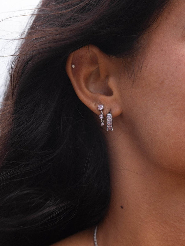 Pink Glamor Earring - INT PURELEI
