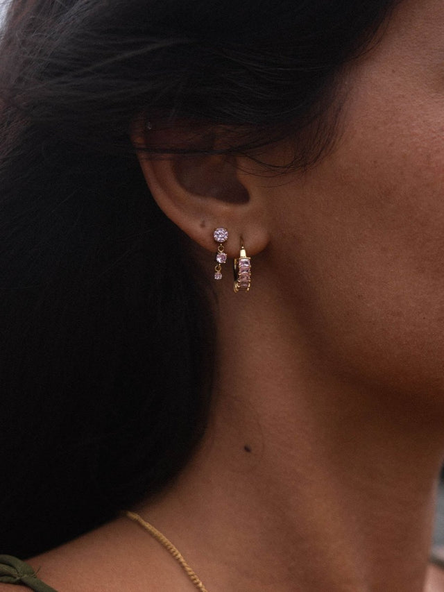 Pink Love Earring - INT PURELEI