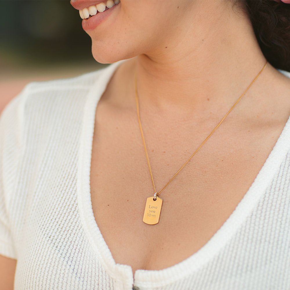 Plate Charm Necklace - INT PURELEI