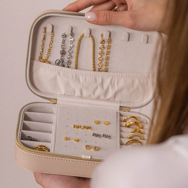 Premium Jewelry Box Beige - INT PURELEI