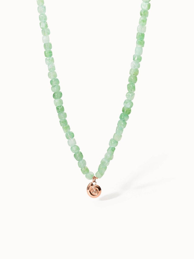 Sundial Shell Jade Necklace - INT PURELEI